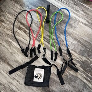 Anti-Snap Resistance Band Set Door Anchor 11 Piece Pull Rope Exercise